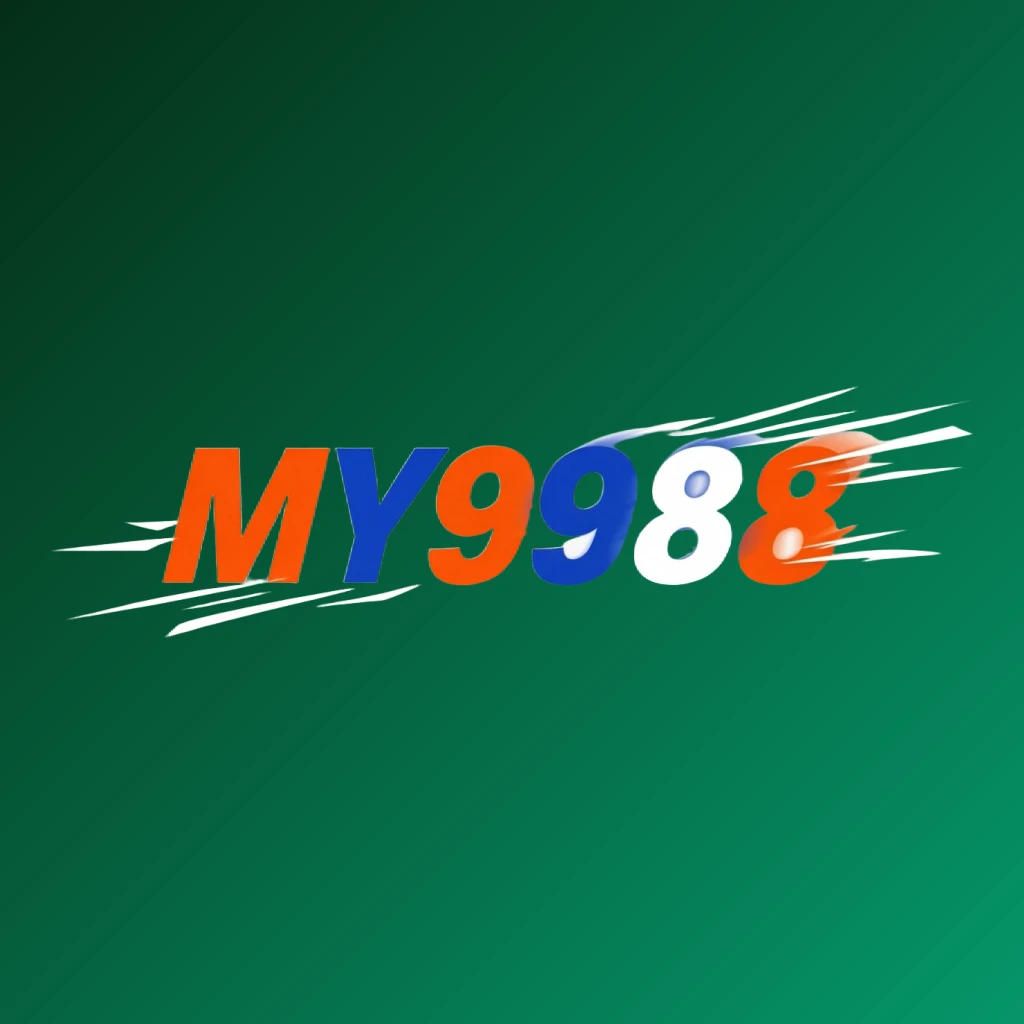 MY9988 powerful sports logo featuring bold italic lettering in bright orange, blue, and white with speed lines and energetic motion effects on a transparent background, designed as a wide horizontal rectangular wordmark for a website header MY9988 powerful sports logo featuring bold italic lettering in bright orange, blue, and white with speed lines and energetic motion effects on a transparent background, designed as a wide horizontal rectangular wordmark for a website header